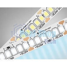 Светодиодная лента Ambrella light GS3403 2835 240Led/ 20W m/ 24V IP20 6500K/ 5000*10*1.2mm (2 конт.)