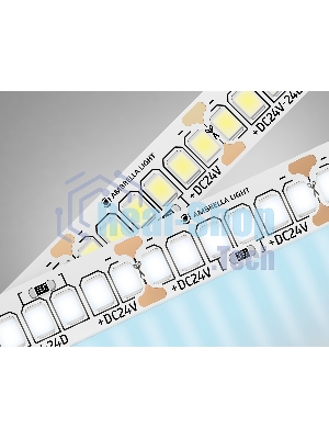 Светодиодная лента Ambrella light GS3403 2835 240Led/ 20W m/ 24V IP20 6500K/ 5000*10*1.2mm (2 конт.)