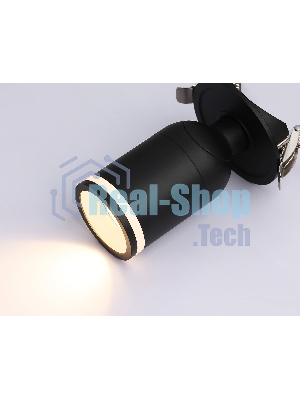 Светильник Ambrella light TA1273 SBK/FR черный песок/белый матовый MR16 GU5.3 D55*136