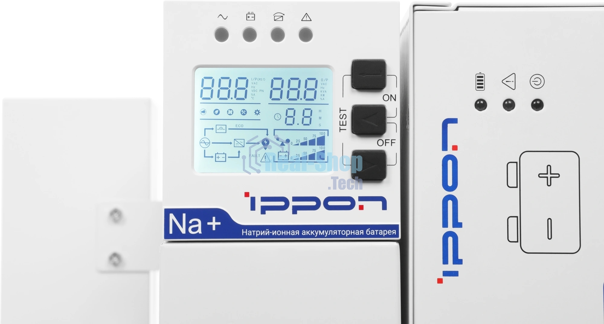 Источник бесперебойного питания Ippon Na+ II RTA 10K / 10000 ВА / 10000 Вт / клеммная колодка