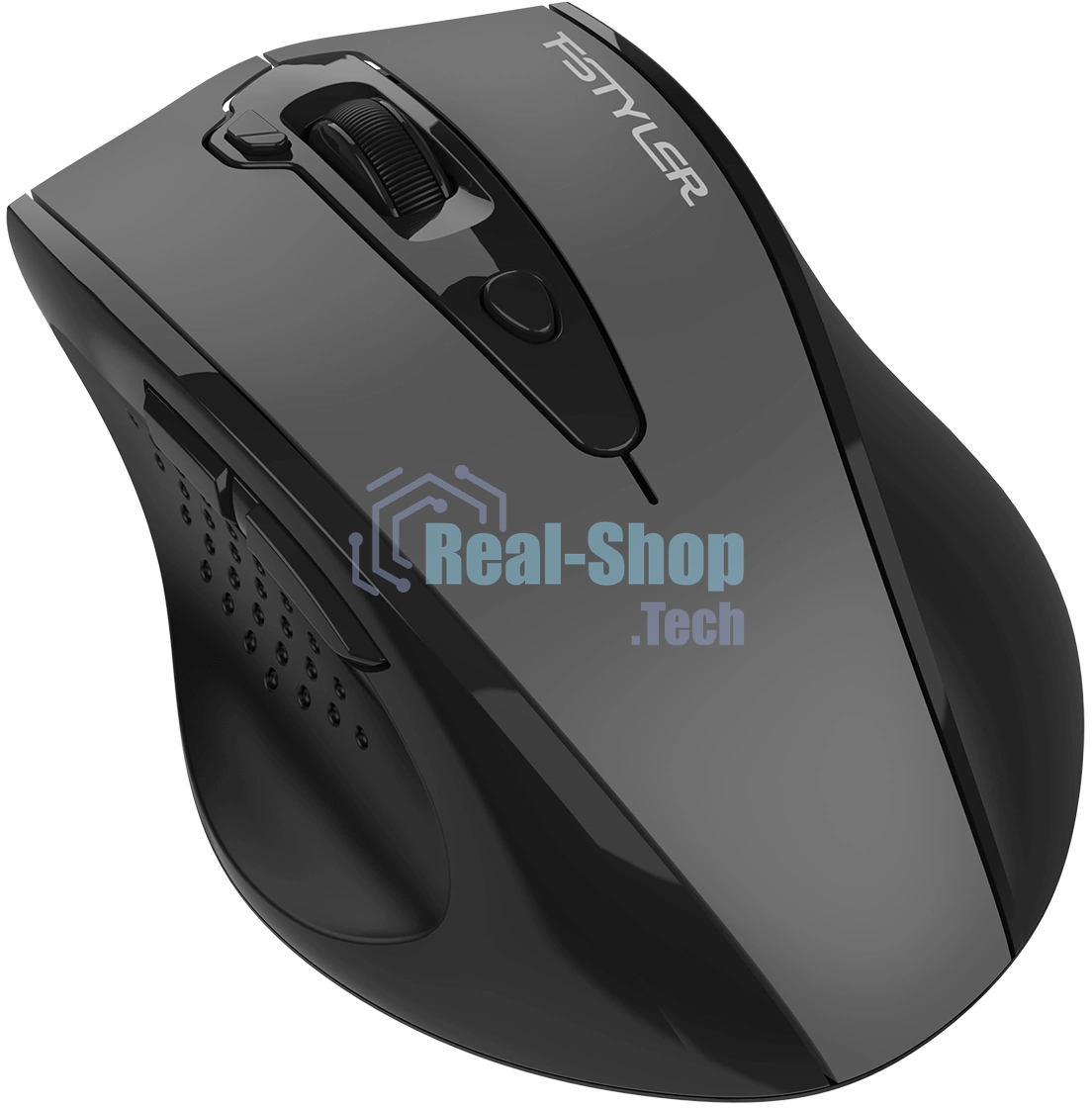 Мышь A4Tech Fstyler FG55S Plus серый оптическая 1200dpi silent беспров. USB
