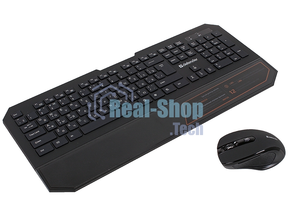 Комплект клавиатура + мышь Defender Berkeley C-925 Nano B черный