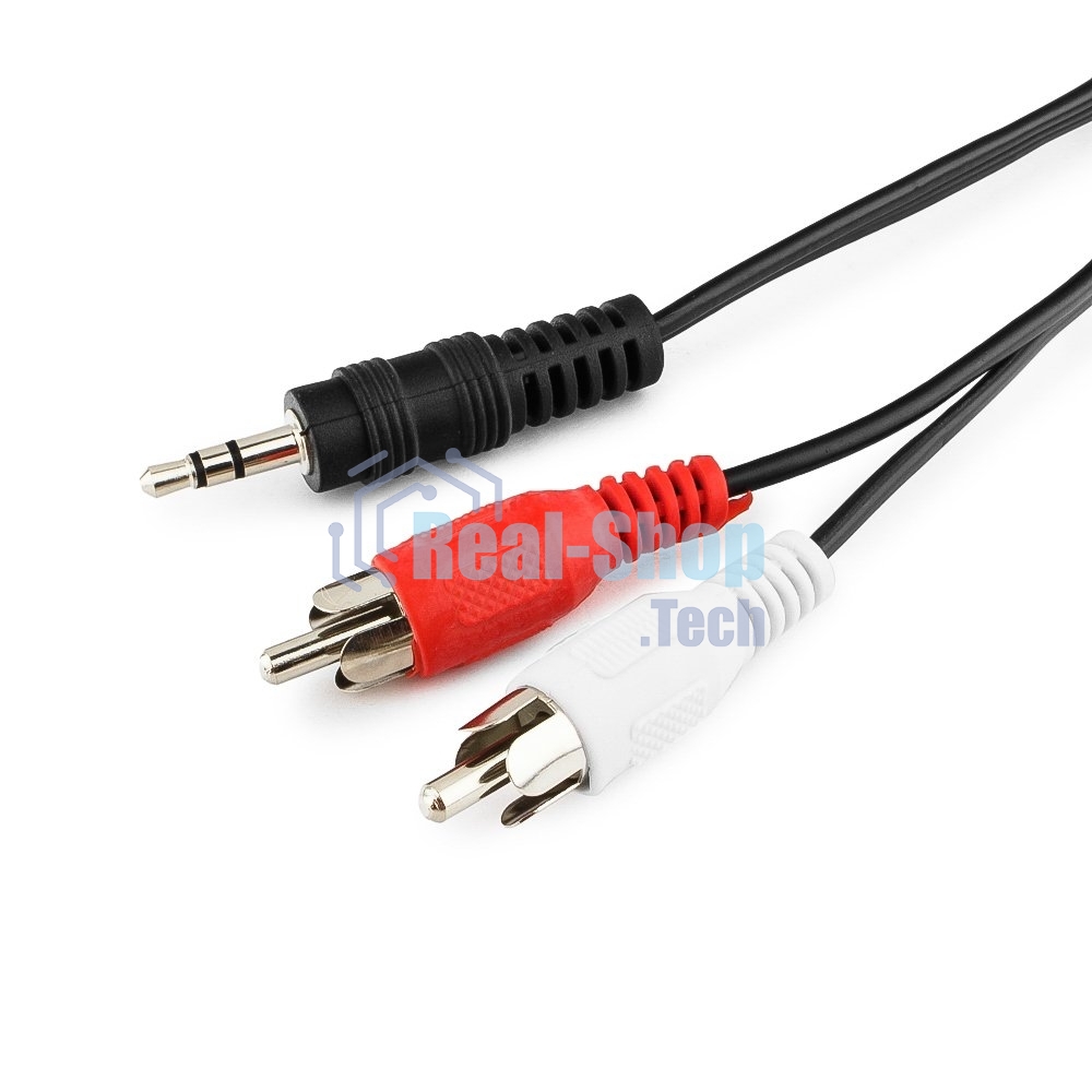 Кабель аудио Gembird Jack3.5/2xRCA, 1.5м