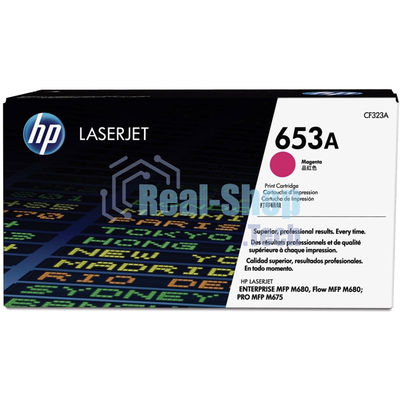 Тонер Картридж HP 653A CF323A пурпурный для HP MFP M680/Flow MFP M680 (16000 стр.)