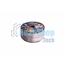 Кабель акустический Rexant 2х1,00 мм², прозрачный SILICON, бухта 100 м