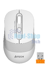 Мышь беспроводная A4Tech Fstyler FG10S белый/серый, 2000 dpi, радиоканал, USB, кнопки - 4