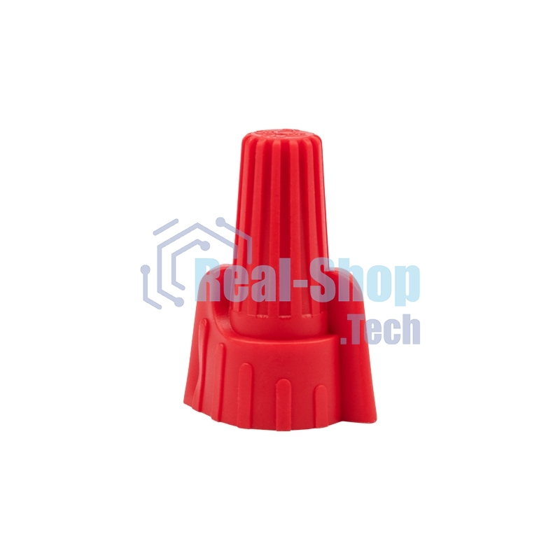 Соединительный изолирующий зажим с лепестками Rexant СИЗ-13 ø 13 мм (1,5-16 мм²), красный (10 шт./уп.)