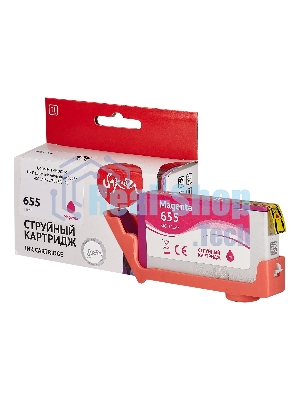 Картридж струйный Sakura CZ111AE (№655 Magenta) для HP, пурпурный, 11 мл., 600 к.