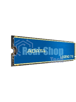 Накопитель SSD ADATA LEGEND 710, 2Tb, PCIe 3.0 x4, M.2 2280, NVMe, R/W 2400/1800, с радиатором
