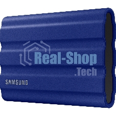 Внешний SSD Samsung T7 Shield, 2TB, USB 3.2 Gen 2 Type-C, R/W 1050/1000, синий