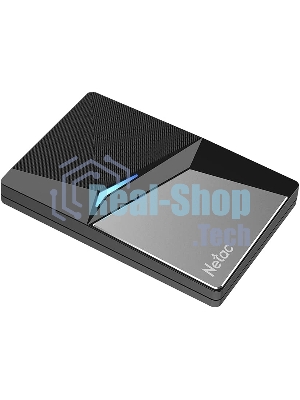 Внешний SSD Netac Z7S, 960 Gb, USB 3.2 Gen 2 Type-C, R/W 550/480, черный