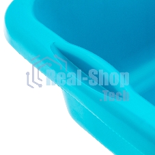 Таз пластмассовый прямоугольный 25 л, бирюзовый, HomePalisad