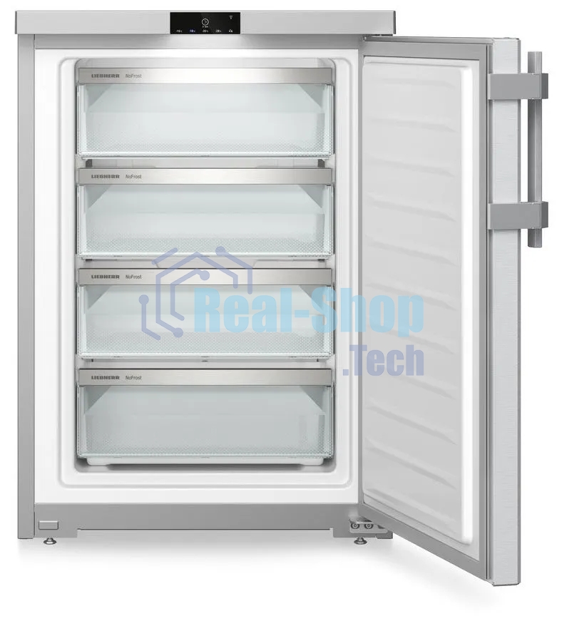 Морозильная камера Liebherr FNsddi 1624-20 001, нержавеющая сталь, 86 л, 4 ящика