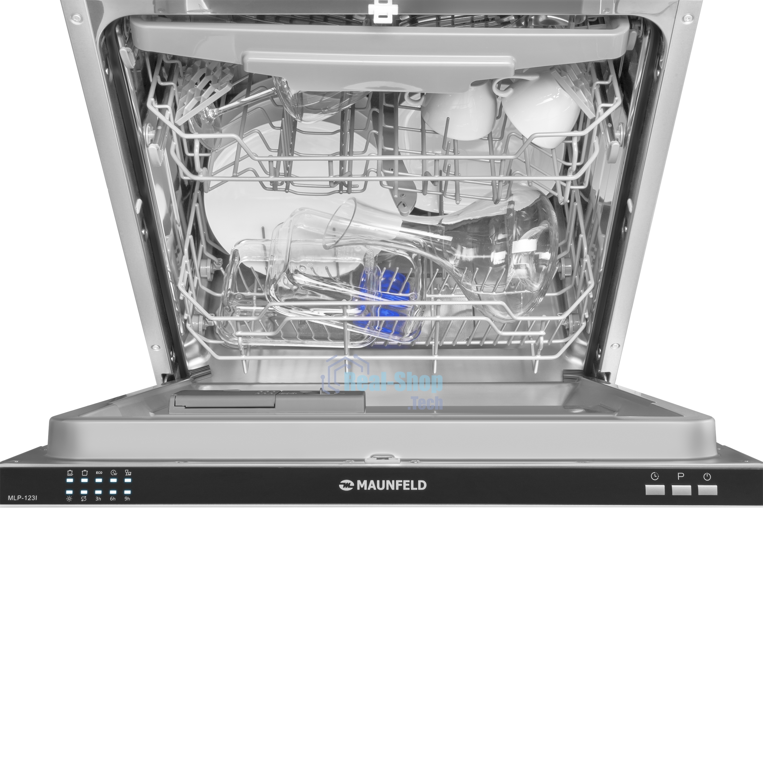 Встраиваемая посудомоечная машина Maunfeld MLP-123I, черный, 59.8 см, 14 компл., 49 дБ, класс A++
