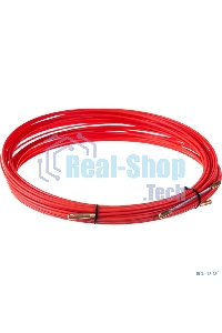 Протяжка кабельная Rexant (мини УЗК в бухте), стеклопруток, d=3,5 мм, 25 м, красная