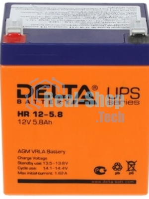 Батарея для ИБП Delta HR 12-5.8 (12V, 5.8Ah)
