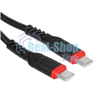 Кабель USB2.0 Hoco Type-C/Type-C, 3А, 60Вт, X59, 1м, черный, коробка