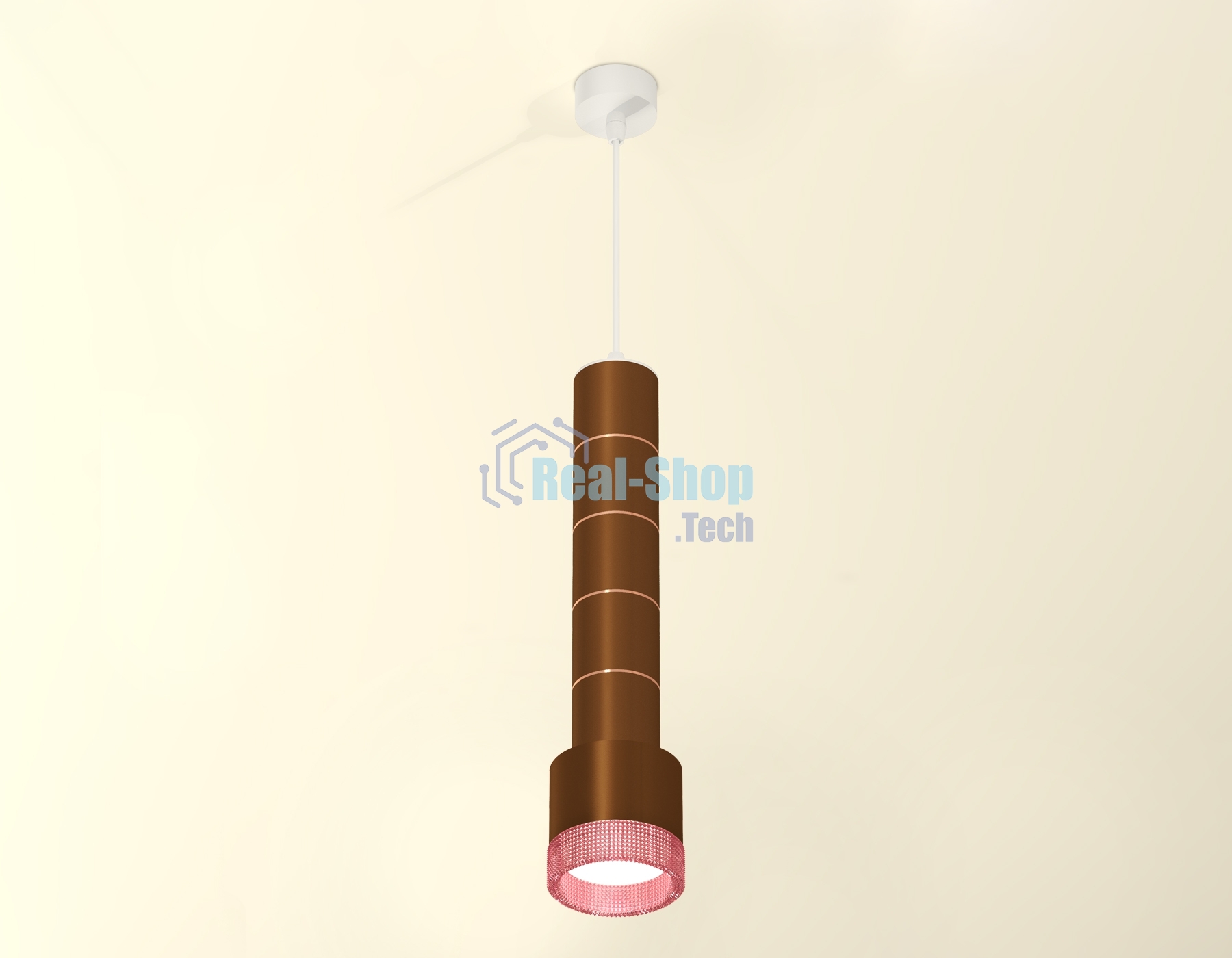 Светильник Ambrella Light XP8117005 SCF/PI кофе песок/розовый GX53