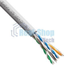 Кабель ExeGate UTP4-C5e-CCA-S25-IN-LSZH-GR-305 UTP 4 пары кат.5e CCA, 0.45мм (25AWG), LSZH, 305м, серый