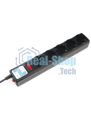Сетевой фильтр Powercube SPG5-С3 3 м, 5 розеток, черный, коробка