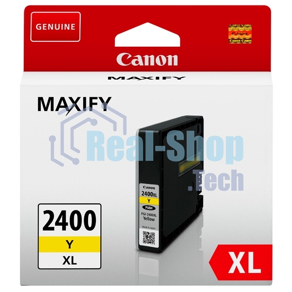 Картридж струйный Canon PGI-2400XL желтый (1520 стр. 19.3 мл) для Canon MAXIFY iВ4140/iB4040/МВ5040/МВ5340
