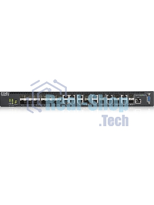 Коммутатор Zyxel XS3800-28 L2+ switch, 4xRJ-45: 1/2.5/5/10G, 8xCombo (SFP: 1/10G, RJ-45: 1/2.5/5/10G), 16xSFP +