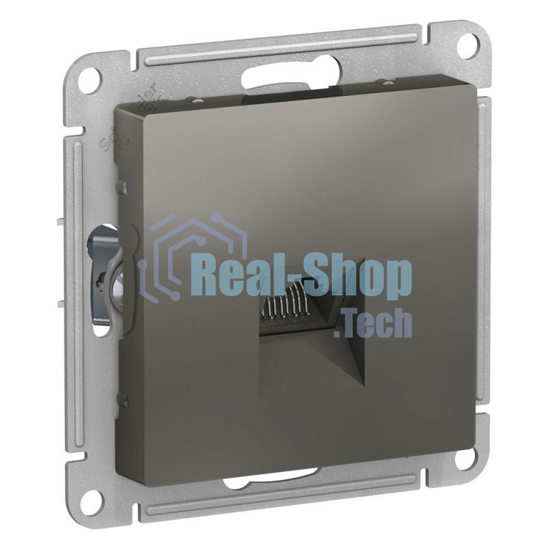 Розетка компьютерная RJ45, механизм ATN000983 Schneider Electric Сталь