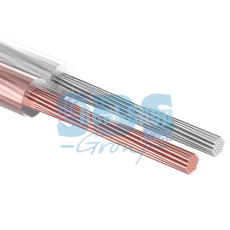 Кабель акустический Rexant 2х1,50 мм², прозрачный SILICON, мини-бухта 5 м