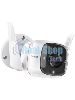 Видеокамера IP TP-Link Tapo C310 белый 3Mp indoor & outdoor IP camera, 30m Night Vision, IP66 dust & waterproof, Motion Detection and Notification, 2-way Audio, supports Micro SD card storage, easy setup with APP