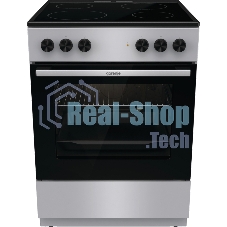 Плита электрическая Gorenje GEC6A11SG серый, конфорок 4 электрических, духовка 65 л, 60 см x 85 см x 60 см