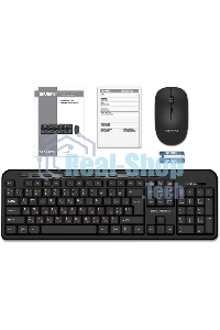 Комплект клавиатура + мышь SVEN KB-C3200W беспроводные клавиатура и мышь, черные