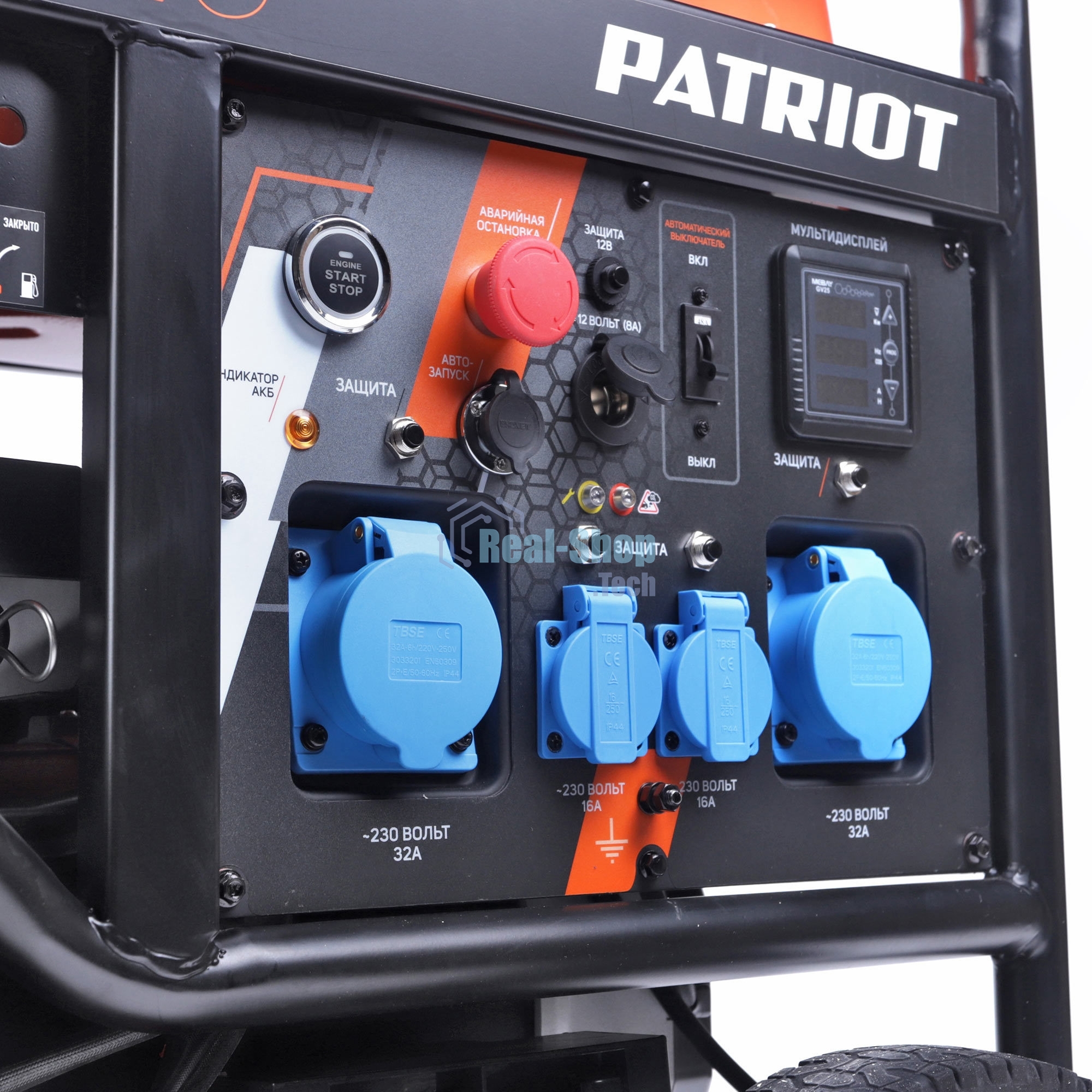 Электрогенератор бензиновый Patriot GRA 12000AWS, 12 кВт, 62 дБ, 155 кг