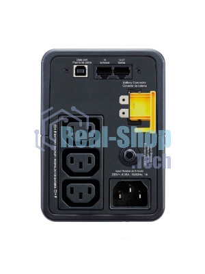 Источик бесперебойного питания APC Back-UPS 500VA/300W, 230V, 3xC13, USB, Data/DSL protect.,1 year warranty