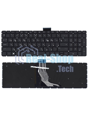 Клавиатура для ноутбука HP 15-BW 250 G6 черная с подсветкой