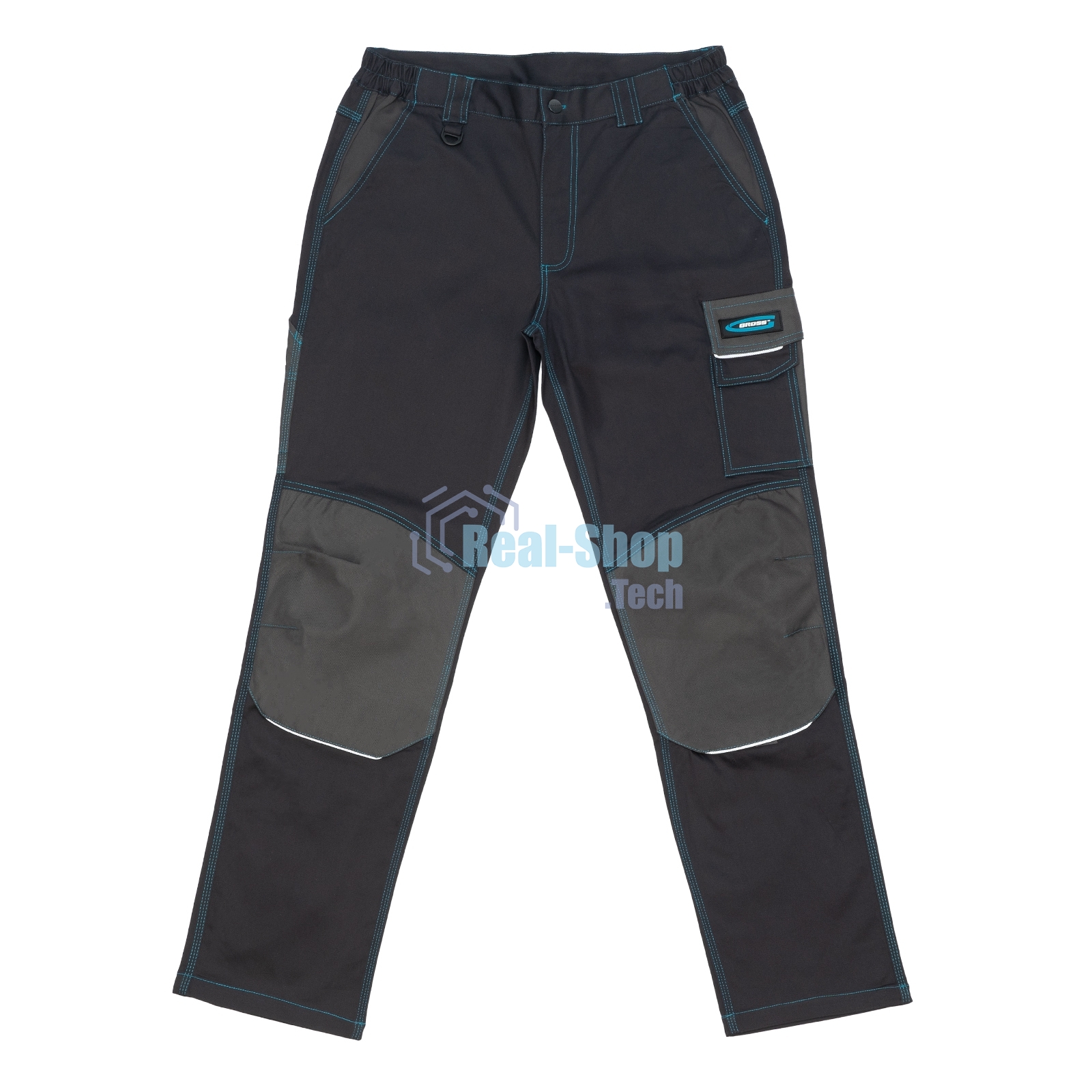 Брюки профессиональные рабочие, 97% хлопок 3% спандекс, XL Gross