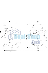 Кресло детское Бюрократ BUROKIDS 3 розовый Velvet 36, крестов. пластик