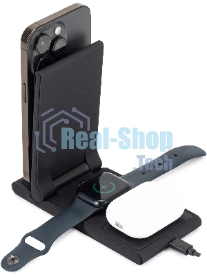 Беспроводное зарядное устройство Buro CWC-QC5 15W 3A (QI) USB-C универсальное черный