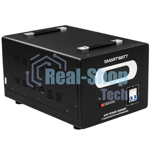 Напольный стабилизатор напряжения SMARTWATT AVR TOWER 10000RF (140W - 260W, 10000VA, 10 кВт, 50-60 Гц, LED-дисплей, реле