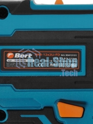Дрель-шуруповерт Bort BAB-12x2Li-FD, 12 В, 1,5 Ач, 36 Нм, щеточный