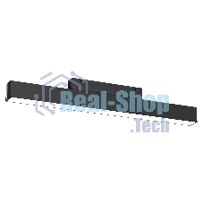 Трековый линейный светильник Ambrella light GL4455 BK черный IP20 10W 3CCT 3000-6000K SMART 48V 120° 304*22*45