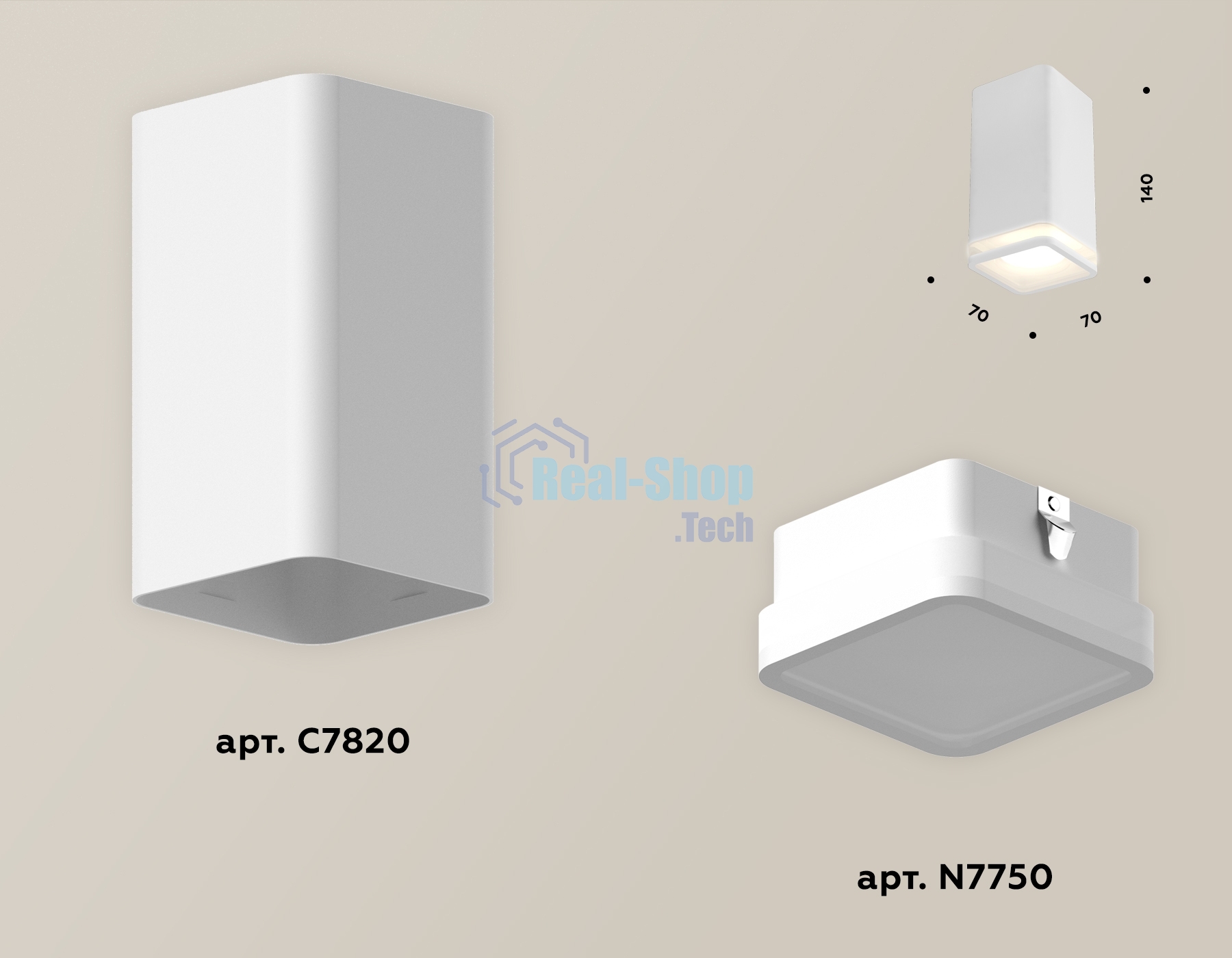 Светильник Ambrella Light XS7820020 SWH/FR белый песок/белый матовый MR16 GU5.3 (C7820, N7750)