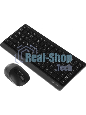 Комплект клавиатура+мышь A4Tech FStyler FG1110 беспроводной, USB, 2000 DPI, чёрный/серый