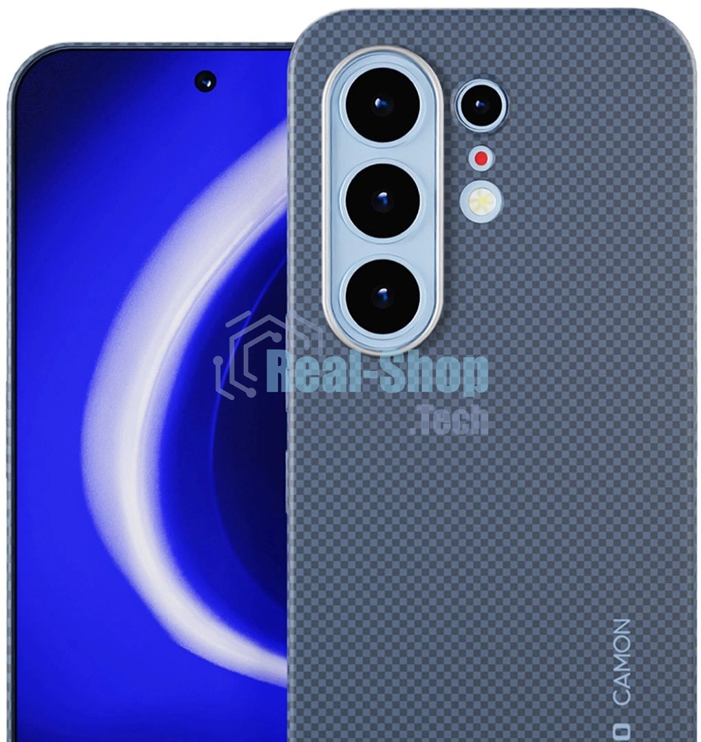 Чехол (клип-кейс) KRUTOFF для Tecno Camon 50 черный (1071706)