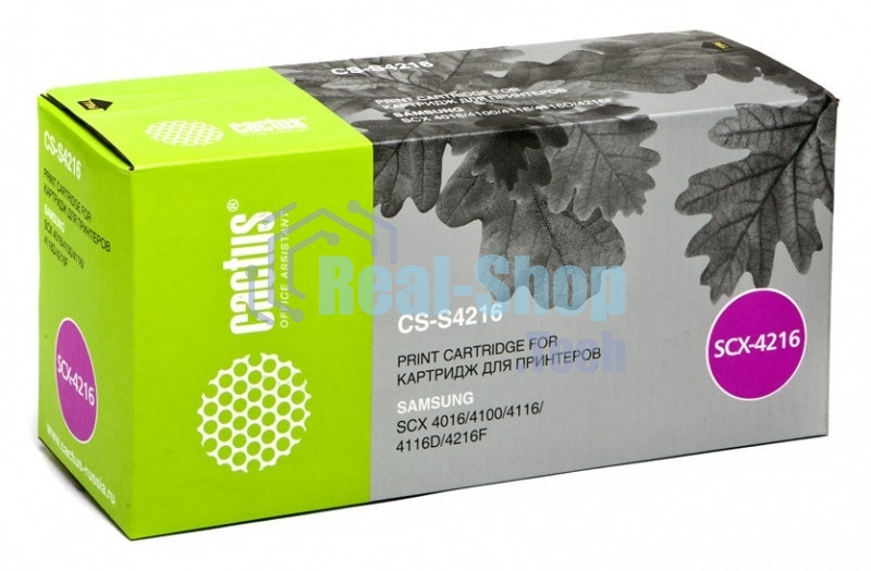 Картридж лазерный Cactus CS-S4216 (SCX-4216D3) черный (3000 стр.) для Samsung SCX-4016/4116/4216/4216F/SF-560/565/565P/750/755/755P