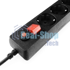 Сетевой фильтр Гарнизон ЕНLB-4 0,5 м 5 розеток черный 