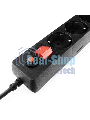 Сетевой фильтр Гарнизон ЕНLB-4 0,5 м 5 розеток черный 