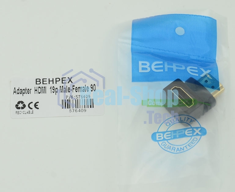 Адаптер аудио-видео 90 Deg HDMI (m)/HDMI (f) 1зв