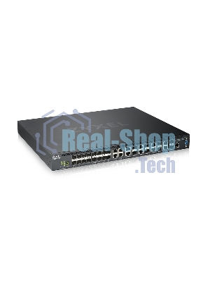 Коммутатор Zyxel XS3800-28 L2+ switch, 4xRJ-45: 1/2.5/5/10G, 8xCombo (SFP: 1/10G, RJ-45: 1/2.5/5/10G), 16xSFP +