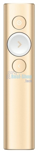 Презентер беспроводной Logitech Spotlight золотистый, радиоканал, USB, кнопки - 3