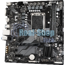 Материнская плата Gigabyte B760M H DDR4, LGA 1700, Intel B760, 2xDDR4, 4xSATA, 2xM.2, 1xPCIe 4.0 x16, 1xPCIe x1, 1xHDMI, 1xVGA, 1x 1Gb LAN, 2xUSB 2.0, 4xUSB 3.2 Gen 1, 3x3.5 мм, 7.1, Micro ATX